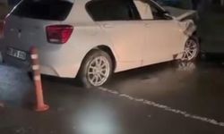 İstanbul - Silivri'de direksiyon hakimiyetini kaybeden sürücü aracıyla dereye uçtu