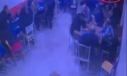 Kahvehanedeki pompalı tüfekli saldırı kamerada