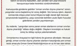 Karşıyaka- Yamanlar yangını sonrası 'rant' iddialarına ilişkin Orman Bölge Müdürlüğü'nden açıklama