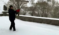 Kars'ta tedavileri tamamlanan 3 şahin doğaya salındı