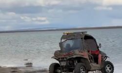 Koruma altındaki Seyfe Gölü'nde off-road yapan ATV sürücüsüne işlem