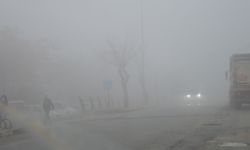 Mardin'de yoğun sis; görüş mesafesi 10 metreye düştü