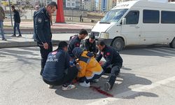 Minibüsün çarptığı yaya 32 metre ileriye fırladı