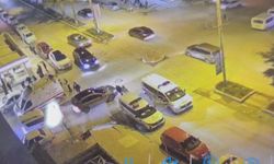 Motosikletin otomobile çarptığı kaza kamerada