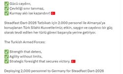 MSB'den Almanya'daki tatbikata ilişkin paylaşım