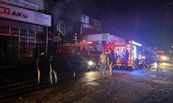 Nevşehir'de oto döşeme dükkanında yangın