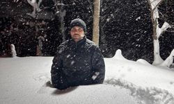 Ordu'da çocukların kar keyfi