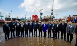 Sıfır emisyonlu akaryakıt tankeri WOLF 1 denize indirildi