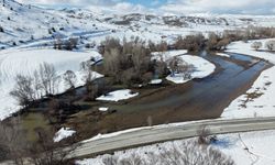 Sivas'ta kar suları taşkına neden oldu