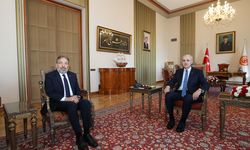 TBMM Başkanı Kurtulmuş, Diyanet İşleri Başkanı Arpaguş ile görüştü