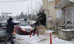 Trakya'da kar yağışı etkili oluyor (3)