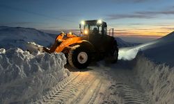 Van'ın 6 ilçesinde kar yağışı; 78 yerleşim yeri ulaşıma kapandı