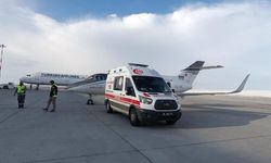 30 günlük bebek için uçak ambulans havalandı