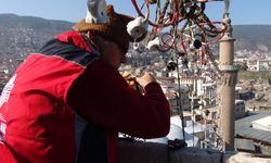 627 yıllık Ulu Cami'ye 2'nci mahya: 'Zekat berekettir'