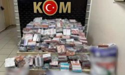 Araç lastiklerine gizlenmiş 8 bin 550 paket kaçak sigara ele geçirildi; 2 tutuklama