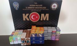 Aydın'da 24 bin dolu makaron ele geçirildi