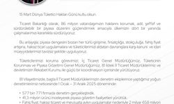 Bakan Bolat: Yılın ilk 2 ayında 85 bin firma ve 9,3 milyon ürün denetlendi