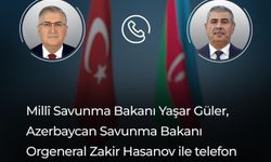 Bakan Güler, Azerbaycan Savunma Bakanı Hasanov ile telefonda görüştü