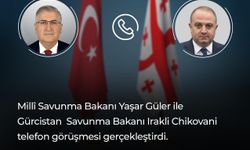 Bakan Güler, Gürcistan Savunma Bakanı Chikovani ile telefonda görüştü
