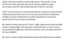 Bakan Gürlek: İslam'a ve Müslümanlara yönelik düşmanlık kararlılıkla reddedilmelidir