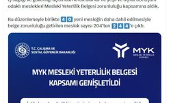 Bakan Işıkhan: Belge zorunluluğu getirilen meslek sayısı 244'e çıktı