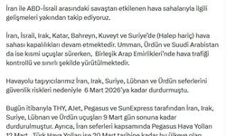 Bakan Uraloğlu: İran, Irak, Suriye, Lübnan ve Ürdün uçuşları 9 Mart'a kadar durduruldu