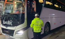 Bursa'da bayram tatili öncesi terminalde trafik denetimi