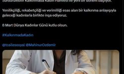 Cevdet Yılmaz'dan 'Dünya Kadınlar Günü' mesajı