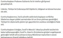 Cumhurbaşkanı Erdoğan, Endonezya Cumhurbaşkanı Subianto ile görüştü