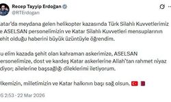 Cumhurbaşkanı Erdoğan: Milletimizin ve Katar halkının başı sağ olsun