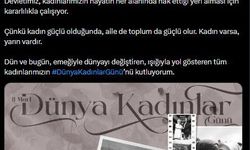 Emine Erdoğan'dan 'Dünya Kadınlar Günü' mesajı