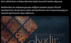 Emine Erdoğan'dan 'Kadir Gecesi' mesajı