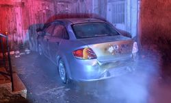 Hafif ticari aracı kundaklayan şüpheli tutuklandı