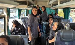 İran Milli Kadın Futbol Takımı kafilesi Türkiye'de