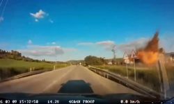 İsrail'e ait uydu iletişim merkezine yönelik füze saldırısının görüntüleri ortaya çıktı