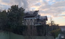 İstanbul - Beykoz'da 3 katlı villada çıkan yangın söndürüldü