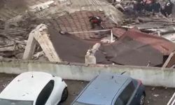 İstanbul- Fatih'te 2 binanın çökmesinin ardından yaşananlar kamerada