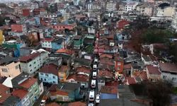 İstanbul - Fatih'te çöken 2 binadaki kurtarma çalışmaları havadan görüntülendi