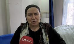 İstanbul - Küçükçekmece'de iş makinesi yıkım sırasında yandaki apartmanın duvarını yıktı: Ev sallanıyor