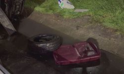 İstanbul - Kuzey Marmara Otoyolu'nda bariyerlere çarpan minibüs takla attı: 1 ölü, 1 yaralı