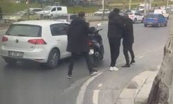 İstanbul - Sultangazi'de kemerli yumruklu trafik kavgası kamerada