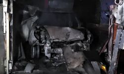 İtfaiye, yangında mahsur kalan yavru köpekleri kurtarmak için seferber oldu