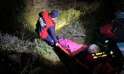 Kaybolan Alzheimer hastası sarp arazide, termal kameralı dronla bulundu