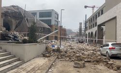 Malatya'da cami inşaatında göçük; 1 yaralı