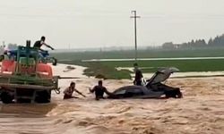 Mardin'de sağanak; dereler taştı, evler ile tarım arazilerini su bastı (2)