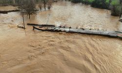Mardin'de sağanak; dereler taştı, evler ile tarım arazilerini su bastı (4)