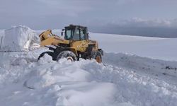 Metrelerce kalınlıktaki karla mücadele