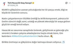 Milli muharip uçak KAAN'a Türk kadınının imzası