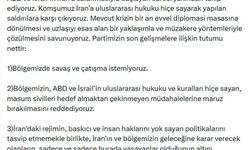 Özgür Özel: Bölgemizde savaş ve çatışma istemiyoruz
