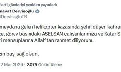 Siyasilerden helikopter kazası şehitleri için taziye mesajları (2)